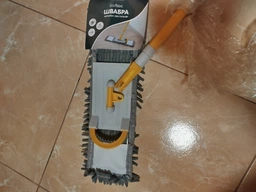 Швабра Ecofabric из микрофибры 43 см лапша с телескопической ручкой 86 - 131 см (EF-4025-C) фото от покупателей 3