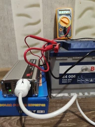 Інвертор напруги Voltronic Himastar DC 1000 Вт: 500 Вт 12/220 В з апроксимованою синусоїдою, 1 універсальна розетка, 1 x USB DC: 5 В/2.4 A, клеми + затискачі, Q40 (YT28493) фото від покупців 3