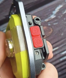 Аккумуляторный туристический аварийный фонарик брелок 3в1, с USB-зарядкой, магнитном и карабином CB-2209 Желтый фото от покупателей 6