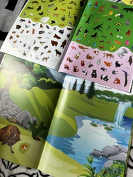 Книга с наклейками Животные для детей укр творчество игрушка для развития фантазии фото от покупателей 6
