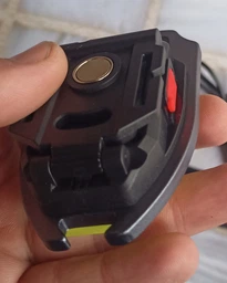 Аккумуляторный туристический аварийный фонарик брелок 3в1, с USB-зарядкой, магнитном и карабином CB-2209 Желтый фото от покупателей 4