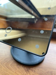 Дзеркало LED Magic MakeUp Mirror настільне з підсвічуванням косметичне чорне (LKKK-09007B) фото від покупців 1