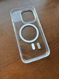 Противоударный чехол для iPhone 15 Pro с Magsafe IPAKY Comely Series Прозрачный фото от покупателей 1