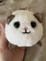 Плюшевая игрушка брелок котик с крутящимся хвостом 15 см (IY0005)