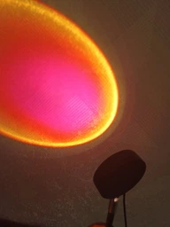 Проекційна лампа Sunset Lamp 27 x 8 см Помаранчева (SH778137) фото від покупців 11