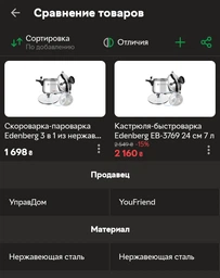 Скороварка-пароварка Edenberg 3 в 1 із нержавіючої сталі 5 л EB-3768 фото від покупців 1