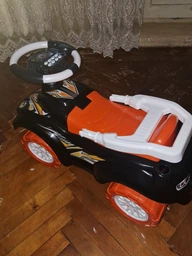 Автомобиль-каталка Technok для прогулок Оранжевый (6672) (4823037606672)