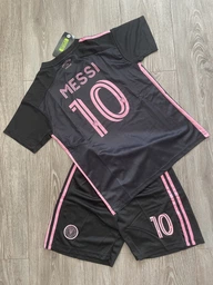 Форма футбольная детская Messi (Месси) 10 Интер Майями (Inter Miami) 2024, 22- 125-135, салатово-черная фото от покупателей 14