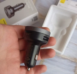 Автомобильное зарядное устройство с FM-модулятором Baseus Enjoy Bluetooth FM Launcher 3.4A Black (CCLH-01) фото от покупателей 8
