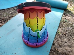 Стілець складний туристичний Telescopic Stool Чорний