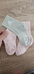 Набор детских носков хлопковых 3 пары Adidas C Spw Crw IZ0161 S 19-21 р Разноцветный (4067896868790) фото от покупателей 2