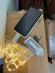 Світлодіодна гірлянда-штора 3х2 метри 8 режимів "тепле" світло з USB та пультом ДУ (338997)