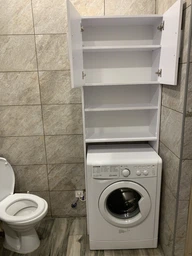 Тумба під пральну машину МП-006 з полицями 640х1900х250 мм Біла, Nikoshop фото від покупців 6
