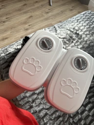 Автоматическая кормушка для животных Pets Joy комплект 2 шт по 600 мл с таймером и нескользящими ножками фото от покупателей 2