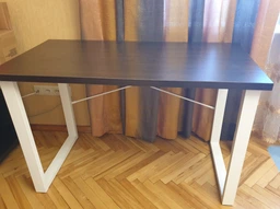 Письменный стол Ferrum-decor Драйв 750x1400x600 Белый металл ДСП Дуб Сан-Марино 32 мм (DRA184) фото от покупателей 11