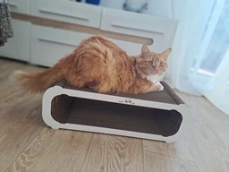 Когтеточка (царапка) – лежанка для кошек GoldCat L 59 х 25 x 19 см фото от покупателей 7