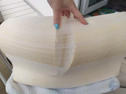 Подушка дитяча з наволочкою ортопедична 47х30/8/5 см PAPAELLA MEMORY FOAM з ефектом пам'яті фото від покупців 1