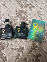 Несмываемый бальзам Masil 9 Protein Perfume Silk Balm для поврежденных волос с протеинами 180 мл (8809494545774/8809744060033) фото от покупателей 1