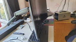 Настольное крепление для монитора OfficePro MA411B 17-32" Black [107944] фото от покупателей 1
