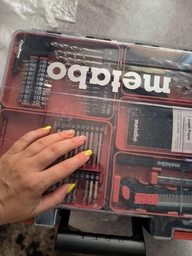 Акумуляторний дриль-шурупокрут Metabo PowerMaxx BS Basic 2 акб 2.0 Ah, з/в, у кейсі, з набором Mobile Workshop (600080880) фото від покупців 3
