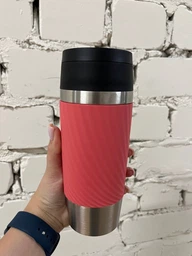 Термокружка Tefal Travel Mug Classic Twist 0.36 л Коралловая (N2024410) фото от покупателей 14