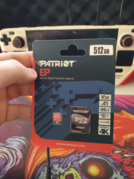 Карта памяти Patriot microSDXC EP Ser 512GB 10 UHS-I A1 W-80MB/s R-100MB/s +SD адаптер PEF512GEP31MCX фото от покупателей 3