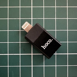 Перехідник HOCO UA17 Lightning Male to USB female USB2.0 Adapter Black (6931474761989)