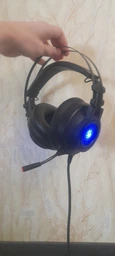 Гарнітура ігрова Bloody G525 (Black) з мікрофоном, 7.1 віртуальний звук, RGB, USB, чорна