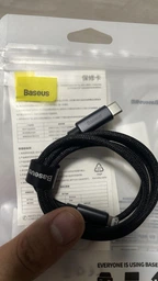 USB кабель 1м для Iphone Type-C - Lightning 20W Baseus TZCATLZJ-04 чорний