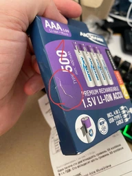 Аккумулятор Ansmann литиевый AAA 1.5 V / 500 mAh 4 шт (4013674193967) фото от покупателей 2