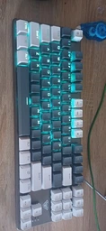 Клавиатура Aula Mechanical F3287 White/Grey Keycap KRGD Blue (6948391240688)