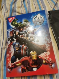 Папка для роботи YES картонна A4 "Marvel.Avengers" фото від покупців 2