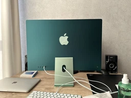 Моноблок Apple iMac 24" М1 4.5К 8 ядер GPU 256GB Silver (MGPC3UA/A)