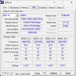 Оперативна пам'ять Micron SODIMM DDR4 8Gb 3200MHz PC4-25600 (MTA4ATF1G64HZ-3G2E2) фото від покупців 1