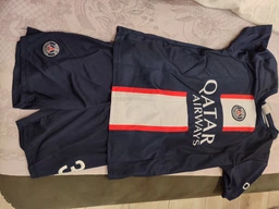 Форма футбольная детская MESSI 30 PSG 2023, 24 размер, 10 лет, 130-135 см, темно-синий-красный цвет фото от покупателей 4