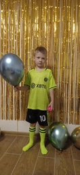 Форма футбольная детская Messi (Месси) 10 Интер Майями (Inter Miami) 2024, 22- 125-135, салатово-черная фото от покупателей 8