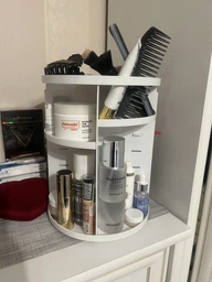 Органайзер для косметики 360 Rotation Cosmetic Organizer Белый фото от покупателей 1