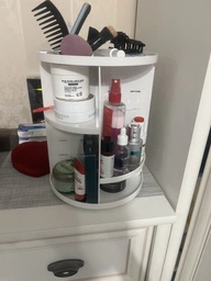Органайзер для косметики 360 Rotation Cosmetic Organizer Белый