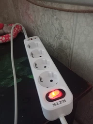 Мережевий фільтр-подовжувач RZTK Power Strip 4+2 USB-A (QC 3.0)+USB-С (PD20W) Black фото від покупців 4