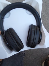 Бездротові навушники Bluetooth Hoco W45 Enjoy накладні з мікрофоном Blue фото від покупців 7