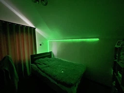Умная светодиодная LED лента гирлянда Smart RGB 5050 с Bluetooth приложением + пульт. Комплект 5 метров водостойкий работает от USB и Powerbank (Павербанка) черная