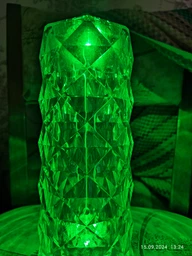 Ночник лампа RGB настольная Rose Diamond Table Lamp LED светильник кристалл с USB-зарядкой и пультом ромб фото от покупателей 14