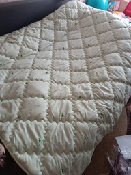 Ковдра зимова Vital Textile євро 200х220см (зелена)