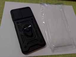 Чохол Camshield з кільцем-підставкою на Motorola G14 black фото від покупців 2