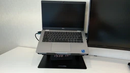 Охлаждающая подставка для ноутбука OfficePro LS122B Aluminum alloy Black фото от покупателей 4