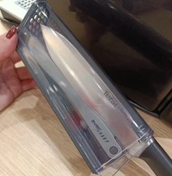 Комплект Tefal Eversharp Нож с чехлом-точилкой 16.5 см (K2569004) фото от покупателей 13
