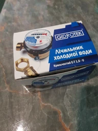 Счетчик холодной воды Gidrotek E-T 1,6U 110мм (GSR-000003372) фото от покупателей 11