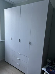 Шафа розпашна для одягу Doros Гелар 155х49,5х203,4 см Білий (DRS-011100) фото від покупців 17