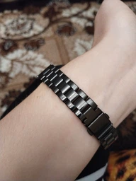 Ремінець металевий MiJobs Plus для фітнес браслета Xiaomi Mi Band 5/6/4/3 Рожеве Золото (mrk2109) фото від покупців 4