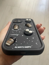 Чохол мультяшний з фігурками Pretty Things Case для Apple iPhone 11 Black Coffee